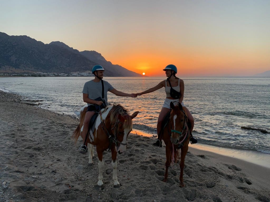 kardamena_kos_horse_riding_romantic_sunrise beach ride image 5